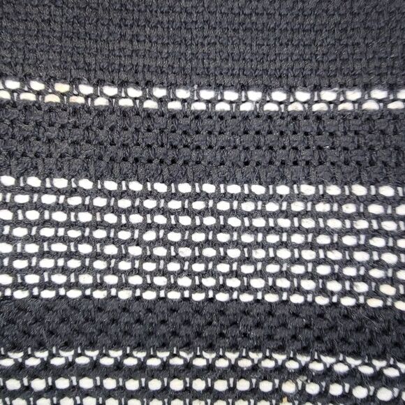 Ann Taylor Black and white sleeveless a-line dress size 6 - Picture 3 of 5